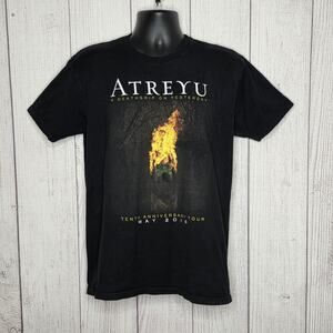 Atreyu Shirt Band Tee Death Grip On Yesterday 2016 Tour, sz Medium